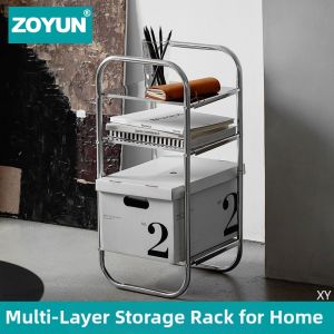 Multi-tiered Stainless Steel Bathroom Storage Rack