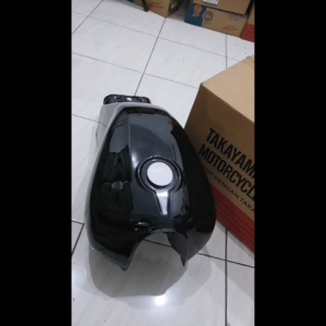 ORIMOTO-FUEL TANK TANGKI BENSIN HITAM METALIK SCORPIO Z NEW KUALITAS SUPER