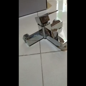 KRAN SHOWER KAMAR MANDI MIX PANAS DINGIN STAINLESS STEEL ISCO