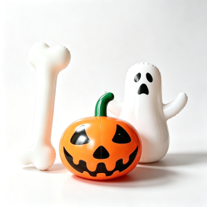 Bộ Trang Trí Bơm Hơi Halloween 100cm - Bộ Đồ Trang Trí Halloween Bơm Hơi Hình Xương Bí Ngô Ma Quái Cho Nhà Tiệc Tùng Địa Điểm Tổ Chức Sự Kiện