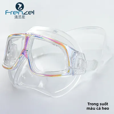 Mặt Nạ Lặn Kính Cận Siêu Nhẹ Đựơc Thiết Kế Bằng Silicone Mềm Dẻo Trong Suốt