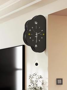 CTYLIGHTZ | Modern Minimalist Dual Face Corner Clock No-Drilling Installation