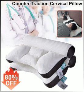 Home Adult Pillow Healthy Sleep Relieve Cervical Pressure Sleeping Pillow Fits the Body Curve