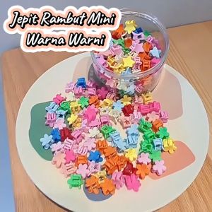 Cute Mini Colorful Hair Clips Kids Accessories Jepit Rambut Mini Warna Warni Aksesoris Rambut Anak [10 PCS[