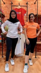 BAJU KAOS ZUMBA OLAHRAGA WANITA TERBARU PAKAIAN SENAM GYM RUNNING [ ZM-02 ] Terlaris