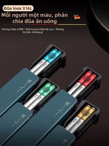 HANXIAO | Đũa Inox 316L Chất Lượng Thực Phẩm Có Hộp Đựng