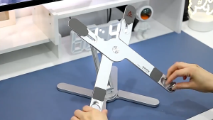 Giá đỡ laptop MCHOSE N86 nhôm gấp gọn xoay 360 độ điều chỉnh chiều cao đứng làm việc