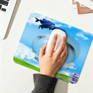 Potdemiel | Tấm Lót Chuột Cao Su Frutiger Aero Art Dành Cho Chơi Game Và Văn Phòng Chống Trơn Trượt Dày Dặn Có Đệm Dành Cho Game Thủ PC Bàn Học Sinh Nhỏ.