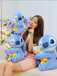 (MIỄN SHIP) ĐỒ CHƠI 30CM GẤU BÔNG BÉ STITCH ÔM VỊT