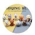 ciiemen | Túi Mô Hình Chó Pomeranian Dễ Thương Mini Đồ Trang Trí Bàn Quà Tặng. 