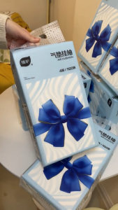 【4 pek】BOTARE Hanging Air Cushion Facial Tissue Soft Skin-friendly Virgin Wood Pulp 280 Sheets Value Pack