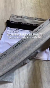 FINETOO 6Pcs/Set Panties Cotton Safety Pants Breathable Mid Waist Women Japanese Pure Cotton Safety PantsM-XL Korean-style anti-glare leggings