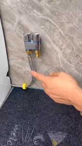 Gold Pressure Washer Toilet Brass Adapter Connector Tap Backflow Thread Nozzle Water Tap