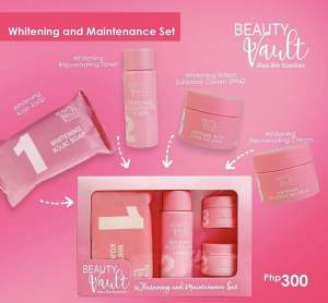 Beauty Vault Whitening and Maintenance Set with FREEBIES