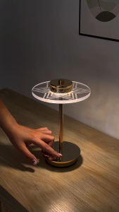 Retro Bar Table Lamp LED Bar Desk Lamp Cordless Table Lamp 1500mAh Rechargeable Battery Operated Portable Lamp Dimmable+3 Colors LED Touch Control Modern Metal Touch Lamp for Bedroom Kitchen Bar Office