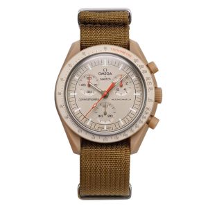 WANSHILI | Swatch Omega Co-branded Desert Volcano Aurora Nylon Strap
