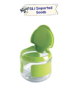 Oxo Tot Flip-Top Snack Cup Green