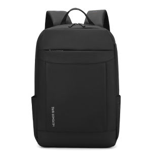 Trendy Mens Large Capacity Casual Travel Backpack Nylon Double Shoulder Bag for Junior High School College Students