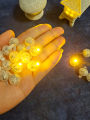 Mini LED Light Bulb Gobo Light Atmosphere Light Button Light Creative Pure Color Small Light Bulb Miniature Luminous Ball Model. 