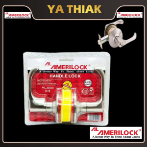 AMERILOCK Door Knob Lock Set - High Security Anti-Theft Durable Lock for Home Office & Doors
