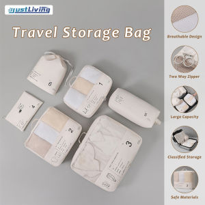 JustLiving กระเป๋าที่เก็บเสื้อผ้าเข้าใจกระเป๋าการจัดการกระเป๋าเดินทางทรงลูกบาศก์ใส่ของกระเป๋าเดินทางกระเป๋าในผู้จัดเก็บกระเป๋าเสื้อผ้ากับกระเป๋าเดินทางกระเป๋า S