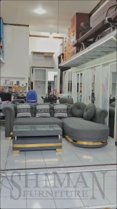 Sofa Ruang Tamu Sofa Chesterfiled |  Sofa Luxury | Sofa L Nolan JUMBO Sofa L Modular Velvet Sofa Modern Meja Custom Sofa Seksi Gaya Modern - Lazada