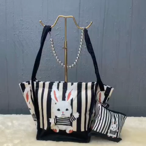 BJ62067 (2IN1) - AS PICT - TAS KELINCI BUNNY LUCU SLEMPANG SLINGBAG HANDBAG JINJING SHOULDERBAG TAS BAHU TOTEBAG WANITA FASHION KOREA CHINA IMPORT MODIS ELEGAN TERMURAH TERLARIS TERBARU TAS BATAM ZCJ2067