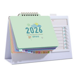 FARAMON | Lịch Đục Lỗ Kế Hoạch Làm Việc Mẫu 2026 Trang Trí Bàn Làm Việc Đẹp Mắt Phong Cách Ins Ghi Chú Tùy Chỉnh Logo Không Gian Quảng Cáo