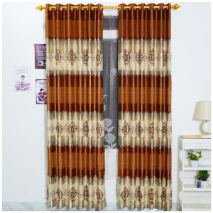 Gorden blackout import tebal model smokring 6 gelombang tinggi 230cm