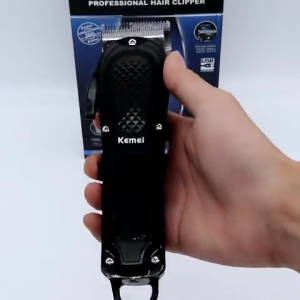 Kemei KM-1071 Hot Selling Automatic Grinding Oil Head Engraving Cordless USB Rechargeable Professional Hair Clipper Cordless Corded Barber Trimmer Electric Quiet Hair Cutter