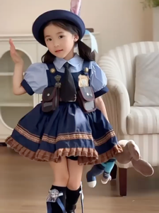 Trang phục hóa trang Zootopia Váy thỏ Hopps Judy - Set Cáo Nick Wilde Halloween