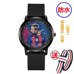 นาฬิกา Quartz นาฬิกาผู้ชมฟุตบอล CR7 เวอร์ชั่นพิเศษ เวอร์ชั่นพิเศษของ Messi เวอร์ชั่นพิเศษของ Ronaldo เวอร์ชั่นพิเศษของ Barcelona นาฬิกาผู้ชมฟุตบอลแบบทนทานต่อการเปียก