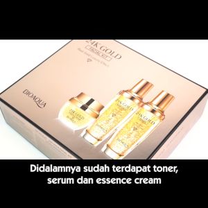 BIOAQUA 24K Gold Anti aging With Sunscreen Wajah / Brightening Serum Wajah Essence / Day & Night Pelembab Wajah Cream Krim / Hydrating Toner Wajah / Facial Wash Sabun Cuci Muka