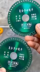 Mata Gergaji Multiungsi 6 in 1 Mata Diamond Pisau Gergaji Pemotong Berlian 100mm Multifungsi Bahan Metal Besi