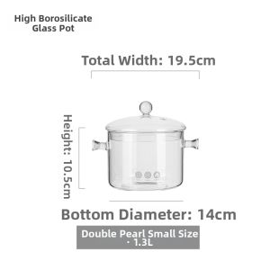 Heat Resistant Long Handle Transparent Soup Spoon