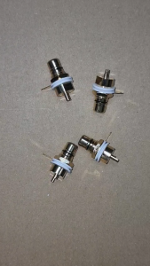 Combo 2 Jack (RCA 01) Jack cắm RCA đồng nguyên chất mạ vàng Jack RAC cái dạng hàn. Giá 2 sản phẩm.