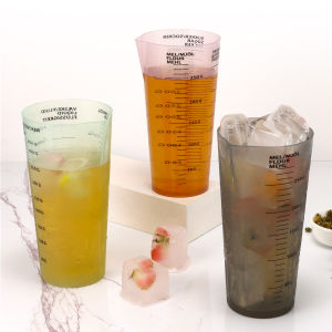 1pc Measuring Cup Food Grade PP Unbreakable Plastic Measuring Jugs Laboratory Beaker Kitchen Milk Coffe Measuring Mug