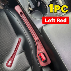 1PC Red Left Car Gap Filler Leak Proof Seat Gap Storage Organizer Seat Gap Plug Strip Side Seam  Interior Decoration Accessories
