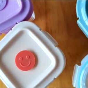 กล่องแก้วเก็บอาหารอาหารทารกแช่แข็ง ถ้วยแก้วใส่อาหาร กล่องเก็บอาหารเด็ก ขนาด170 ml กล่องเก็บ อาหารเสริมสำหรับทารก