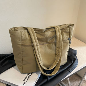 Japanese Style Waterproof Nylon Casual Cloth Shoulder Bag Womens Niche Design Lightweight Work Clothing Tote Girls Bags