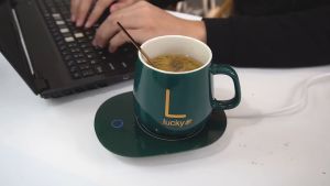 YOORA เครื่องอุ่นแก้ว ถ้วยอุ่น พร้อมชุดแก้ว เครื่องอุ่นแก้วชากาแฟแก้วอุ่นร้อน มีให้เลือก2สี