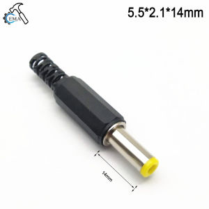 5.5x2.5mm/5.5x2.1mm DC Male Connector Jack Solder Adapter DIY DC Barrel Connectors Replacement 5/10/20pcs