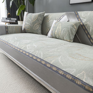 หมอนรองโซฟาชีอะเนล 4 ฤดู 2025 ใหม่ หรูหรา ระดับไฮเอนด์ กันลื่น ผ้าคลุมโซฟาหนัง หมอนรองเบาะแบบแยกส่วน