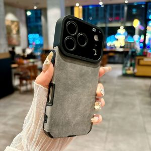 Suede Fur Leather Matte Protective Case For iPhone 17 Air 16 15 14 13 11 12 Pro X XS XR Max 7 Plus Shockproof Silicone Funda