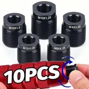10pcs Gear Shift Knob Adapter Aluminum Alloy Universal Shifter Converter Nut Thread Retainer for Manual Transmission Interior Parts
