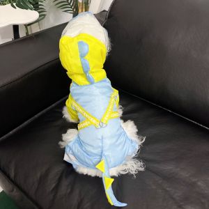 Transparent Dog Raincoat Four Legs Waterproof Pet Clothes for Small Medium Large Dogs Teddy Golden Retriever Shiba Inu Husky