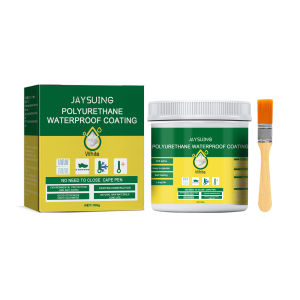 Jaysuing กาวกันน้ำกระเบื้องผนังหน้าต่างที่มีเสถียรภาพฟิล์มป้องกันการรั่วไหลมั่นคงฟิล์มกันรอยการเคลือบฟิล์มติดผนังห้องน้ำฟิล์มกันโคลงป้องกันการรั่วไหลเคลือบห้องน้ำกาวกันน้ำ (100กรัม)