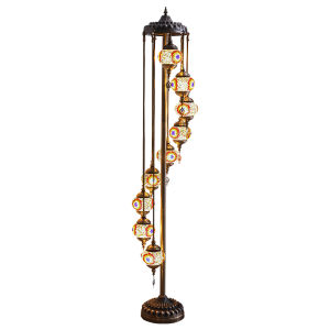 Vintage Retro Floor Lamp Standing Indian Style