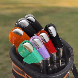 10PCS Skull Golf Iron Covers Waterproof Golf Putter Headcover PU Leather Golf Club Head Protective Case Iron Head Protection