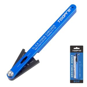 XMSJ | TOOPRE Bicycle Chain Aluminum Alloy Measuring Device Wear Measuring Ruler Mountain Road Bicycle Chain Stretching Detection Tool